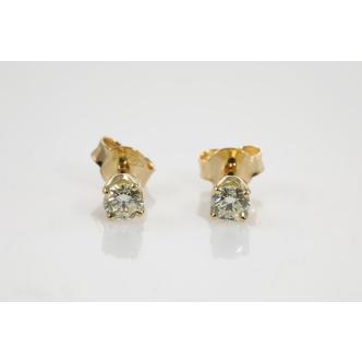 0.60ct Round Diamond Stud Earrings