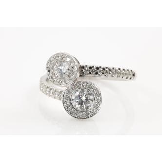 0.78ct Diamond Dress Ring
