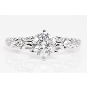 1.01ct Centre Round Diamond Ring