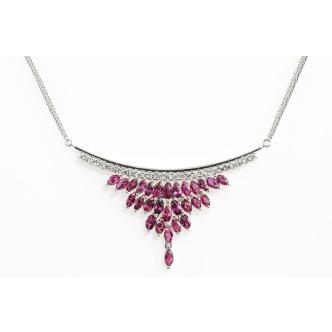 Ruby and Diamond Necklace