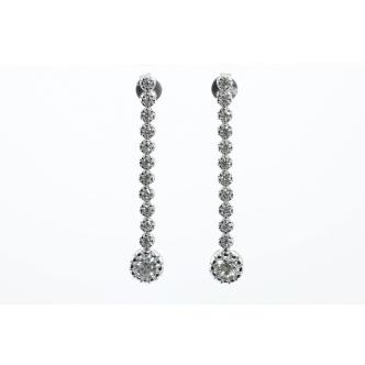 1.69ct Diamond Drop Earrings