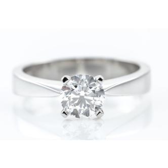1.00ct Diamond Solitaire Ring GIA F VVS2
