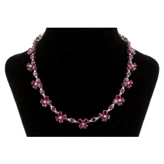 50.28ct Ruby and Diamond Necklace