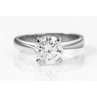 2.02ct Diamond Solitaire Ring GIA D VVS2