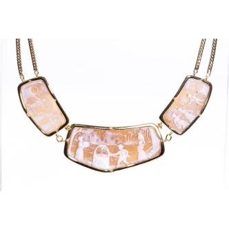 Carved Cameo Necklace
