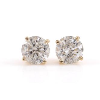 4.07ct Diamond Studs GSL