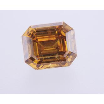 0.55ct Deep Brownish Yellowish Orange GIA P1