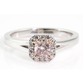 0.37ct Fancy Brown-Pink Diamond Ring GIA