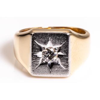 0.25ct Diamond Mens Ring