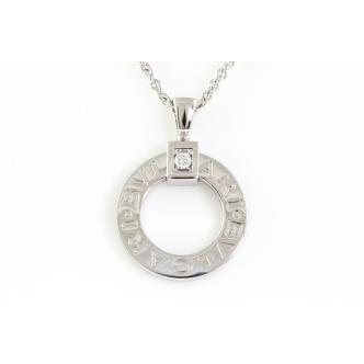 Bvlgari Open Circle Diamond Pendant
