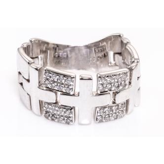0.35ct Diamond Chain Ring