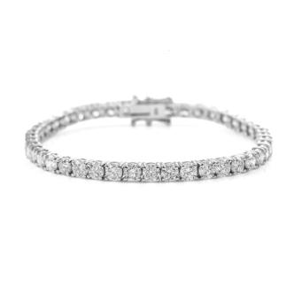 10.90ct Diamond Tennis Bracelet