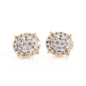 0.98ct Diamond Earrings