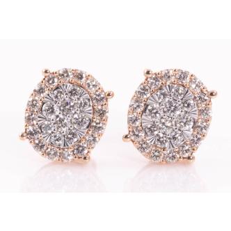 1.04ct Diamond Earrings