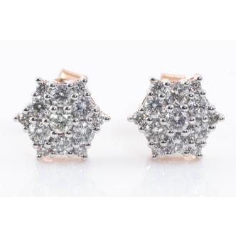 0.74ct Diamond Earrings