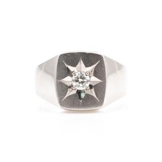 0.28ct Diamond Mens Ring