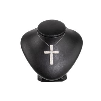 2.07ct Diamond Cross Pendant