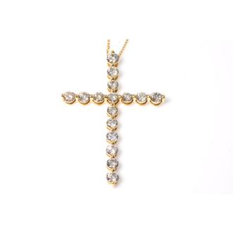 2.30ct Diamond Cross Pendant