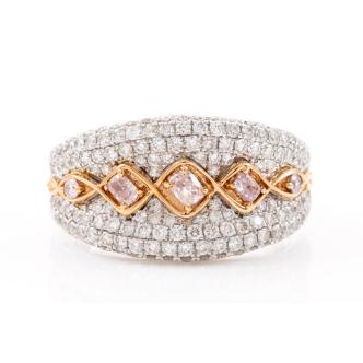Pink Diamond Dress Ring