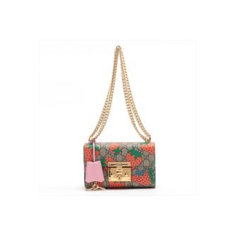 Gucci Padlock GG Strawberry Bag