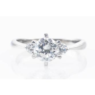 1.17ct Diamond Trilogy Ring