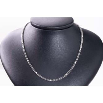 5.17ct Black and White Diamond Necklace