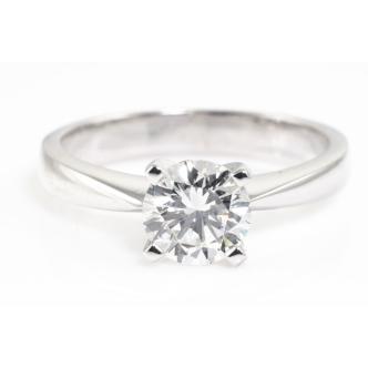 1.03ct Diamond Solitaire Ring GIA E VVS1