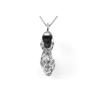 Diamond High Heel Shoe Pendant