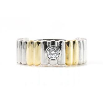 0.31ct Centre Diamond Mens Ring