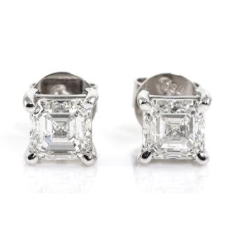 2.01ct Diamond Studs GIA G VVS2/H VVS1