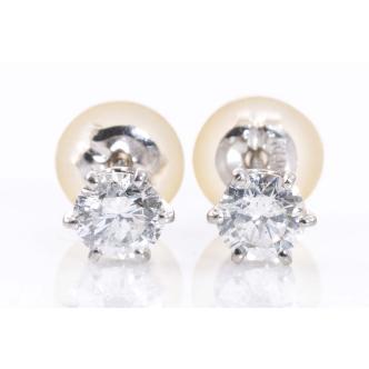 0.52ct Diamond Stud Earrings