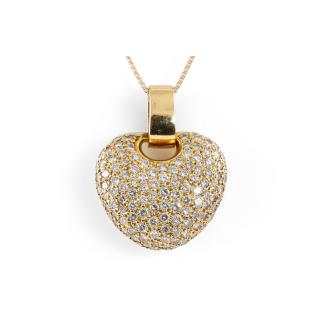 2.02ct Diamond Heart designed Pendant