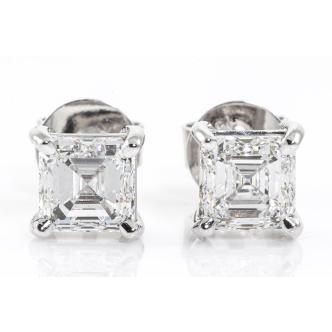 2.00ct Diamond Studs GIA E VS1/E SI1