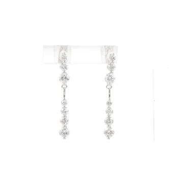 1.00ct Diamond Drop Earrings