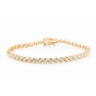 3.97ct Diamond Tennis Bracelet
