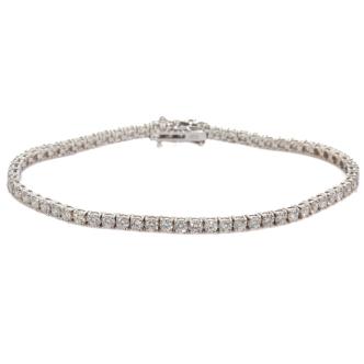 3.77ct Diamond Tennis Bracelet