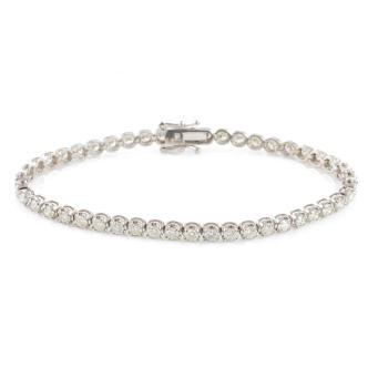 4.09ct Diamond Tennis Bracelet