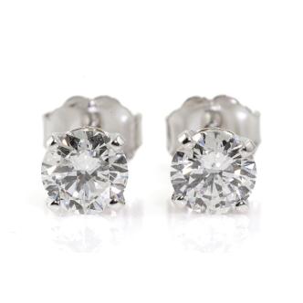 1.05ct Diamond Studs Earrings