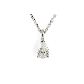1.01ct Diamond Pendant GIA F SI1