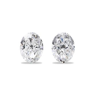 2.01ct Loose Pair of Diamonds GIA D VVS2