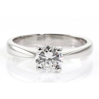 1.00ct Diamond Solitaire Ring GIA D SI2