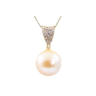 14.4mm Golden South Sea Pearl Pendant
