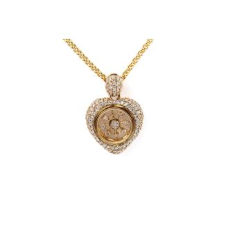 1.20ct Diamond Heart Pendant