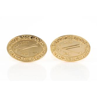 18ct Yellow Gold Cuff Links