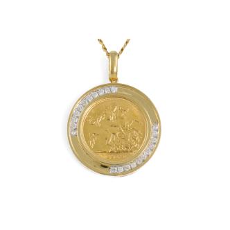 1915 Sovereign Coin Pendant