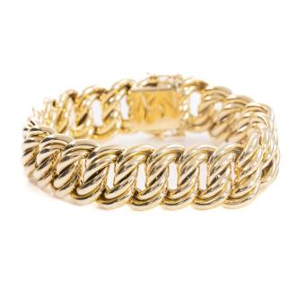 89 gram, 18ct Gold Link Bracelet