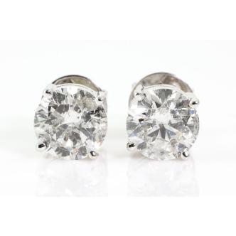 4.12ct Diamond Studs GSL