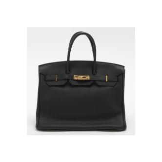 Hermes Togo Birkin 35 Black, Gold Hardware