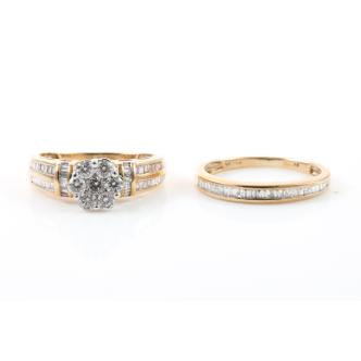 1.25ct Set of 2 Diamond Rings