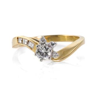0.35ct Centre Diamond Ring